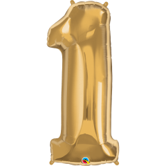 BALAO 34" NUMERO PC1 1 METALLIC GOLD