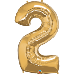 BALAO 34" NUMERO PC1 2 METALLIC GOLD