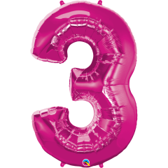 BALAO 34" NUMERO PC1 3 MAGENTA
