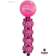 BALAO 3' R CEREJA IN PC2 BDAY SHINING STAR-A-RND