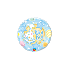 BALAO 09" REDONDO SOLTO IT'S A BOY SOFT GIRAFFE