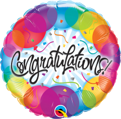 BALAO 18" REDONDO PC1 CONGRATULATIONS!- BALOES