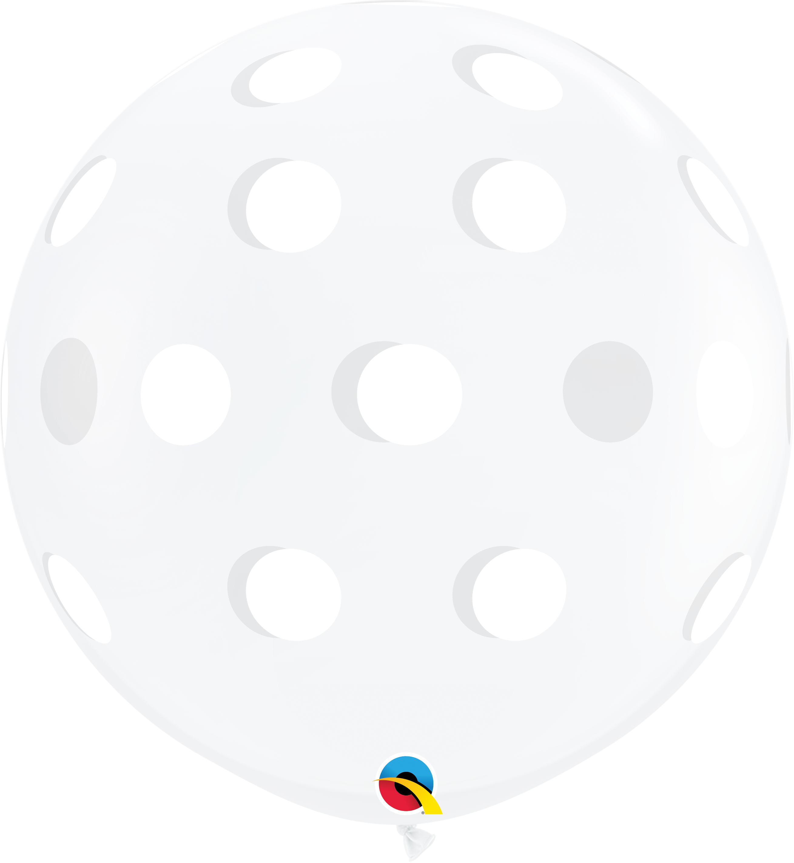 BALAO 3' R DIAMANTE TRAN PC2 BIG POLKA DOTS-A-RND
