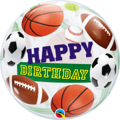 BALAO 22" BUBBLE SIMPLES PC1 BDAY SPORT BALLS
