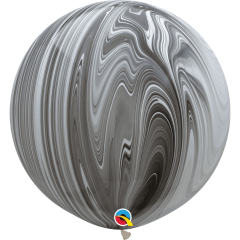 BALAO 30" R PRETO/BRANCO PC2 BLACK & WHITE SUPERAGATE