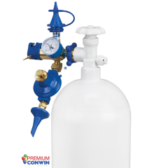 THE BUBBLE INFLATOR W/PUSH VALVE (REGULATOR)