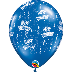 BALAO 11" R AZUL SAF PC50 BDAY-A-RND