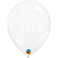 BALAO 11" R DIAMANTE TRAN PC50 BUTTERFLIES-A-RND