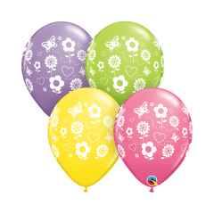 BALAO 11" R SORT PRIMA PC50 FUN FLOWERS WRAP