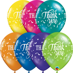 BALAO 11" R SORT FANTASIA PC50 THANK YOU CONFETE