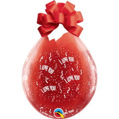 BALAO 18" R DIAMANTE TRAN PC25 I LOVE YOU-A-RND