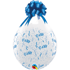 BALAO 18" R DIAMANTE TRAN PC25 IT'S A BOY-A-RND (BLU)