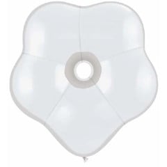 BALAO 16" GEO BRANCO PC25 QUALATEX LS LATEX BLOSSOM