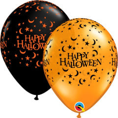 BALAO 11" R SORT HLWEEN PC50 HAPPY HALLOWEEN LUAS