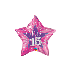 BALAO 09" ESTRELA SOLTO MIS 15 HOT PINK