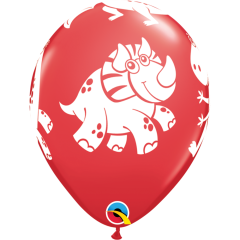 BALAO 11" R SORT FESTIVO PC50 CUTE & CUDDLY DINOSAURS - DINOSSAUROS
