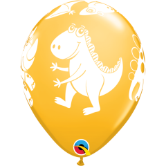 BALAO 11" R SORT FESTIVO PC50 CUTE & CUDDLY DINOSAURS - DINOSSAUROS