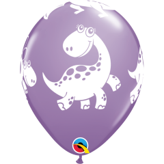 BALAO 11" R SORT FESTIVO PC50 CUTE & CUDDLY DINOSAURS - DINOSSAUROS