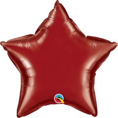 BALAO 20" ESTRELA SOLTO BURGUNDY