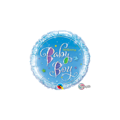 BALAO 09" REDONDO HOL SOLTO WELCOME BABY BOY STARS