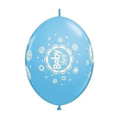 BALAO 12"QLINK AZUL CLR PC50 BABY BOY-PONTOS