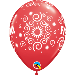 BALAO 11" R SORT FESTIVO PC50 FIESTA SWIRLS