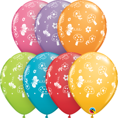 BALAO 11" R SORT FESTIVO PC50 JARDIM E BORBOLETAS