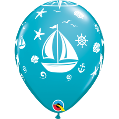 BALAO 11" R SORT ESP PC50 NAUTICAL SAILBOAT & ANCHOR