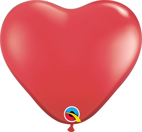BALAO 6" C VERMELHO RUBI PC100 RUBY RED