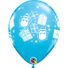 BALAO 11" R SORT ESP PC50 PENGUINS & PRESENTS