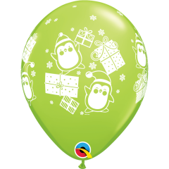 BALAO 11" R SORT ESP PC50 PENGUINS & PRESENTS