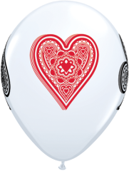 BALAO 11" R BRANCO PC50 NAIPES