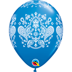 BALAO 11" R AZUL ESC/VERM PC50 BANDANA