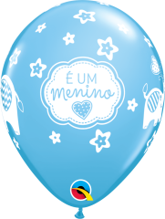 BALAO 11" R AZUL CLARO PC50 E UM MENINOELEFANTES