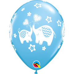 BALAO 11" R AZUL CLARO PC50 IT'S A BOY ELEPHANTS
