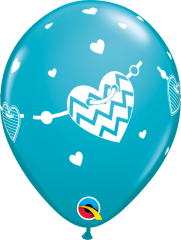 BALAO 11" R SORT ESP PC50 BANDEIROLAS CORACOES