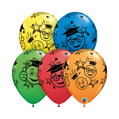 BALAO 11" R SORT ESP PC50 GRADUATION SMILES
