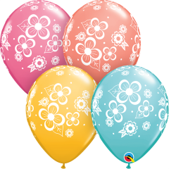 BALAO 11" R SORT ESP PC50 BOTOES DE FLORES