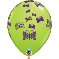 BALAO 11" R SORT SORVETE PC50 PATTERNED BUTTERFLIES RISING