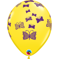 BALAO 11" R SORT SORVETE PC50 PATTERNED BUTTERFLIES RISING