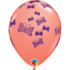 BALAO 11" R SORT SORVETE PC50 PATTERNED BUTTERFLIES RISING