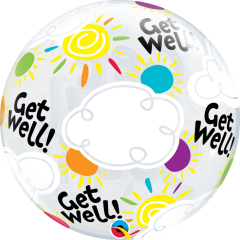 BALAO 22" BUBBLE SIMPLES PC1 GET WELL SOON SUNNY DAY