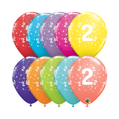 BALAO QUALATEX 11" ESTAMPADO - PACOTE FESTIVO COM 6 UNIDADES - 2