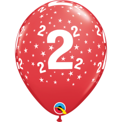 BALAO QUALATEX 11" ESTAMPADO - PACOTE FESTIVO COM 6 UNIDADES - 2
