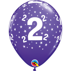 BALAO QUALATEX 11" ESTAMPADO - PACOTE FESTIVO COM 6 UNIDADES - 2