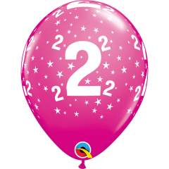 BALAO QUALATEX 11" ESTAMPADO - PACOTE FESTIVO COM 6 UNIDADES - 2