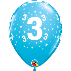 BALAO QUALATEX 11" ESTAMPADO - PACOTE FESTIVO COM 6 UNIDADES - 3