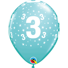 BALAO QUALATEX 11" ESTAMPADO - PACOTE FESTIVO COM 6 UNIDADES - 3