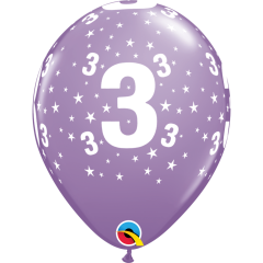 BALAO QUALATEX 11" ESTAMPADO - PACOTE FESTIVO COM 6 UNIDADES - 3