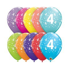 BALAO QUALATEX 11" ESTAMPADO - PACOTE FESTIVO COM 6 UNIDADES - 4